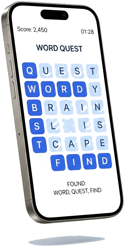 WordFren daily puzzle on iPhone